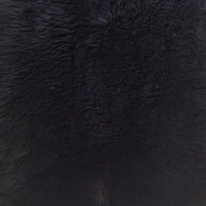 Schaffell Vegas Schwarz 050-103 Gefärbt Schwarz 110 cm Rücken
