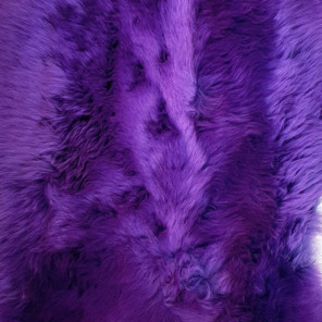 Schaffell Vegas Violett 050-115 Gefärbt Violett 90 cm Rücken 